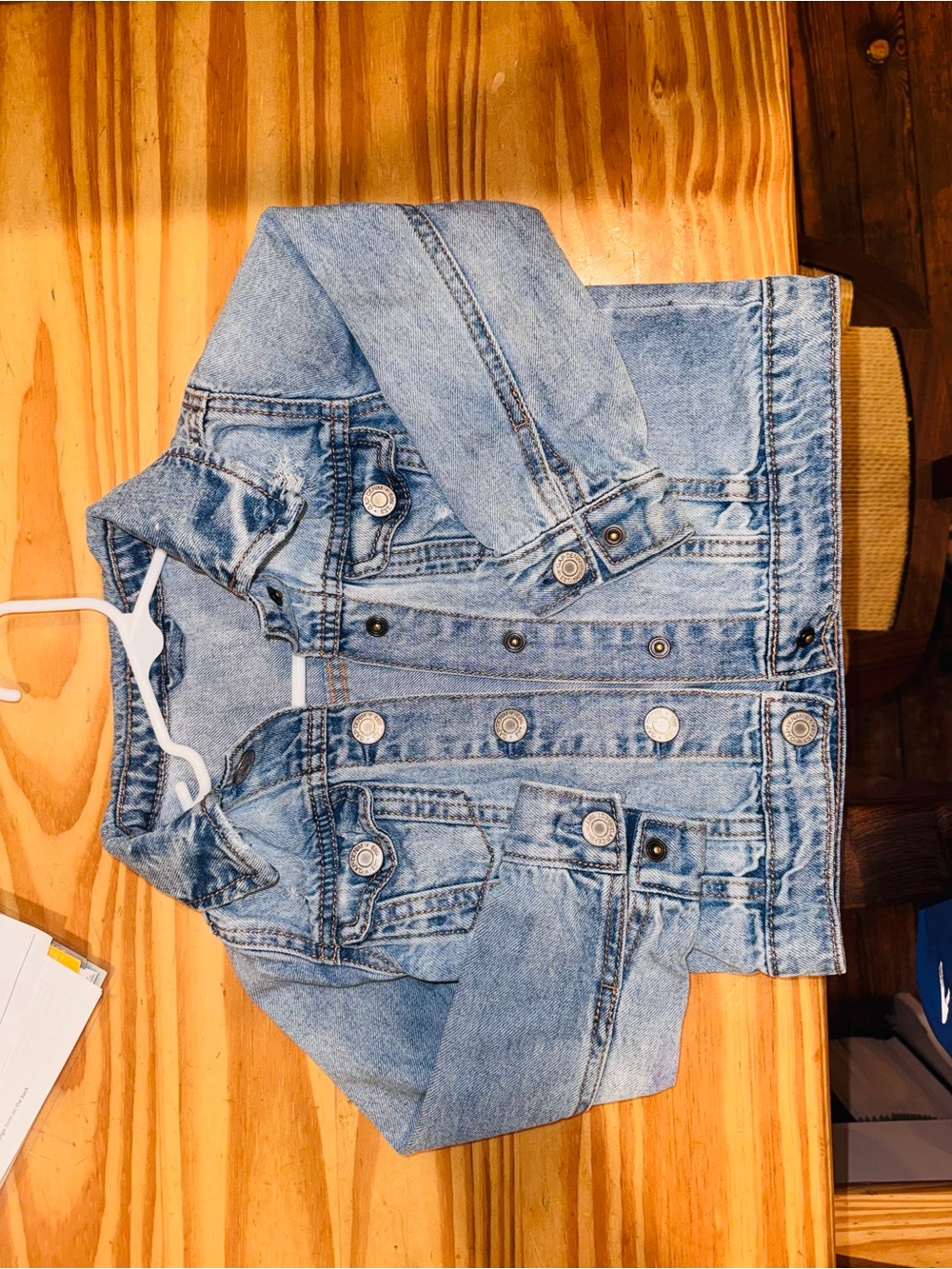 Classic Light Blue Kids Denim Jean Jacket